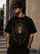 Black T-Shirt Lion