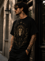 Black T-Shirt Lion