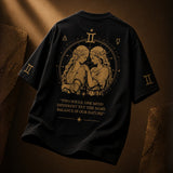 Gemini Signature Zodiac  Oversized T-Shirt