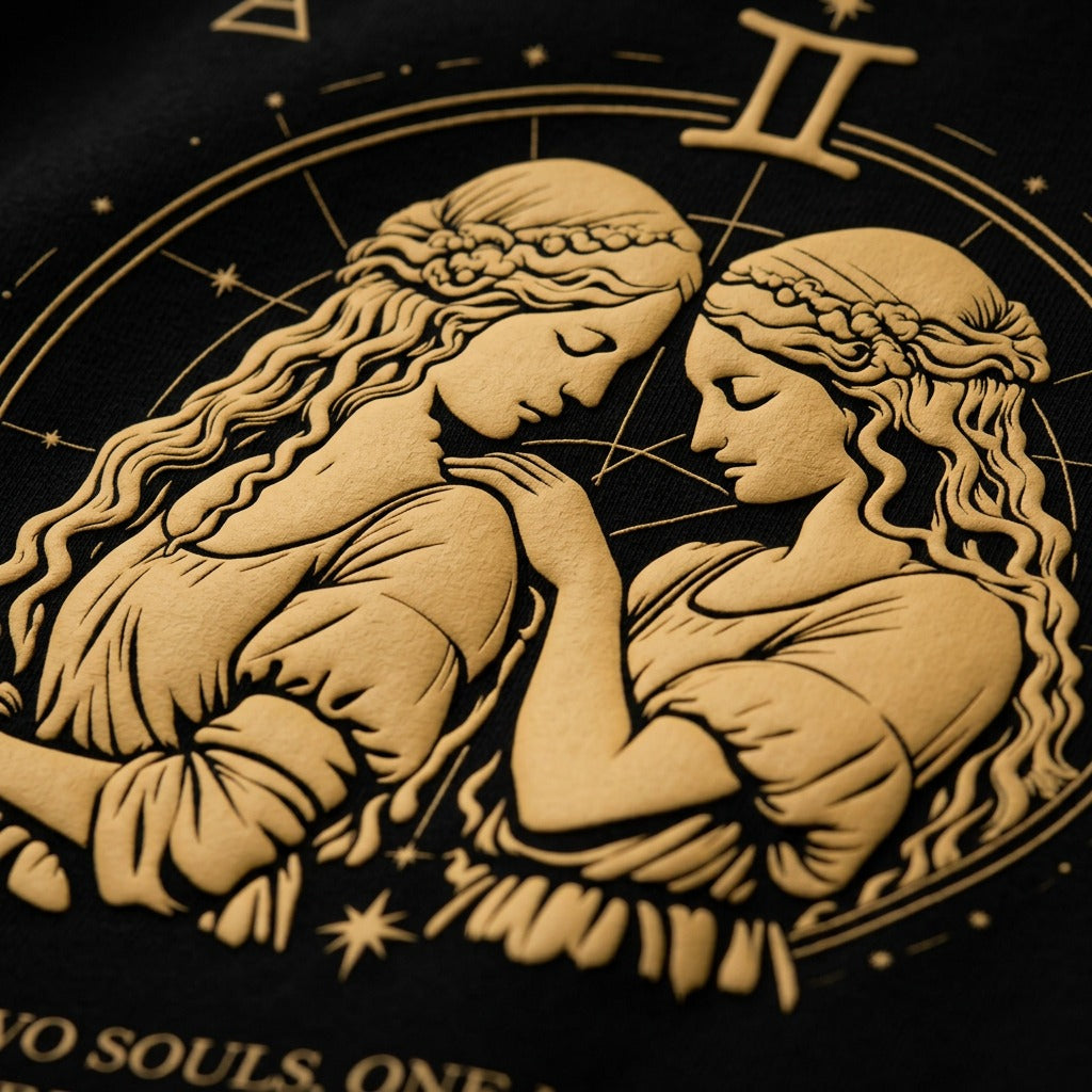 Gemini Signature Zodiac  Oversized T-Shirt